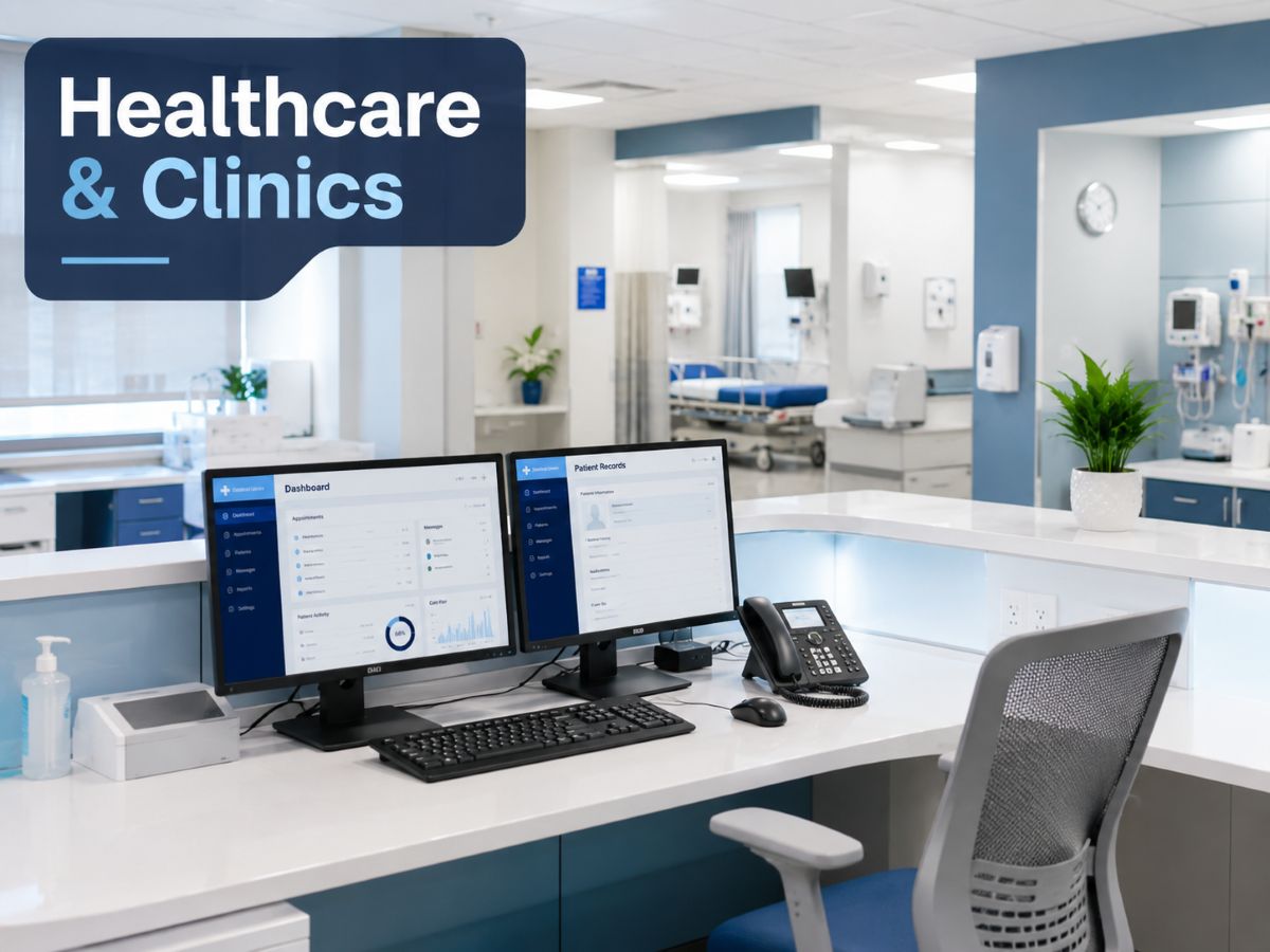 healthcare clinic technology setup
